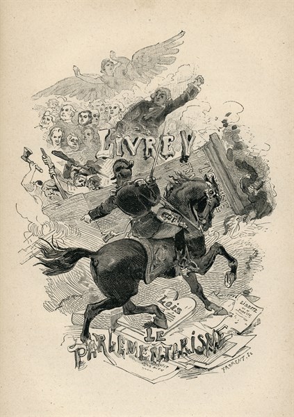Illustration from 'Napoléon le Petit', by Victor Hugo