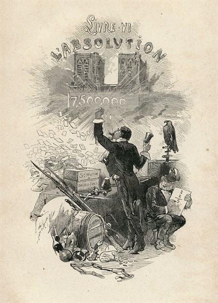 Illustration from 'Napoléon le Petit', by Victor Hugo