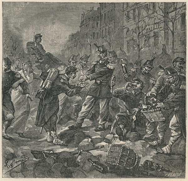Illustration of "Les Châtiments", by Victor Hugo