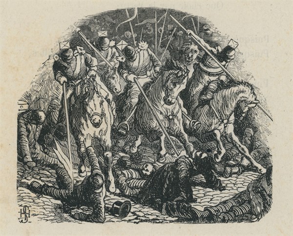 Illustration of "Les Châtiments", by Victor Hugo