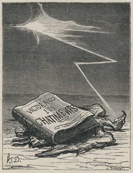 Illustration of "Les Châtiments", by Victor Hugo