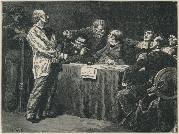 Illustration of "Les Châtiments", by Victor Hugo