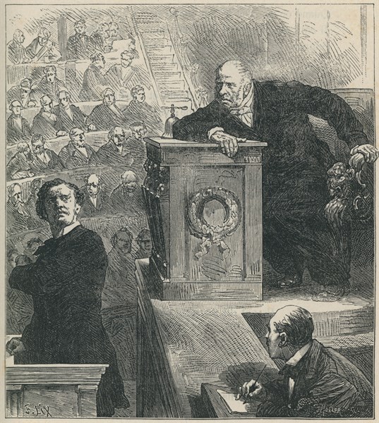 Illustration of "Les Châtiments", by Victor Hugo