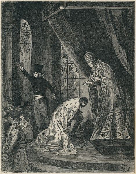 Illustration of "Les Châtiments", by Victor Hugo