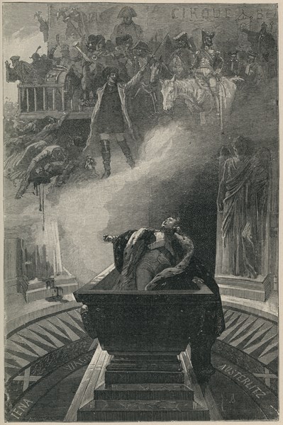 Illustration of "Les Châtiments", by Victor Hugo