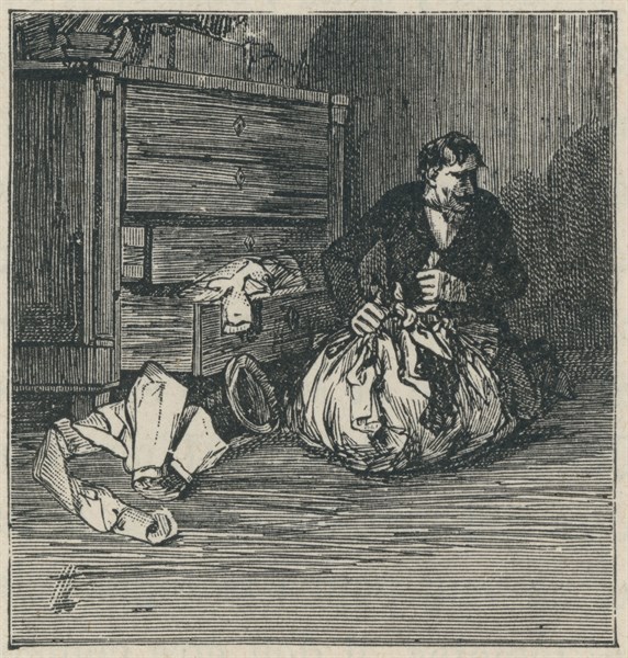 Illustration of "Les Châtiments", by Victor Hugo
