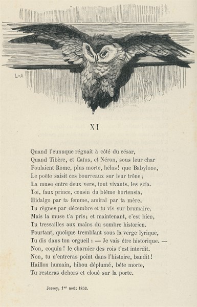 Illustration of "Les Châtiments", by Victor Hugo