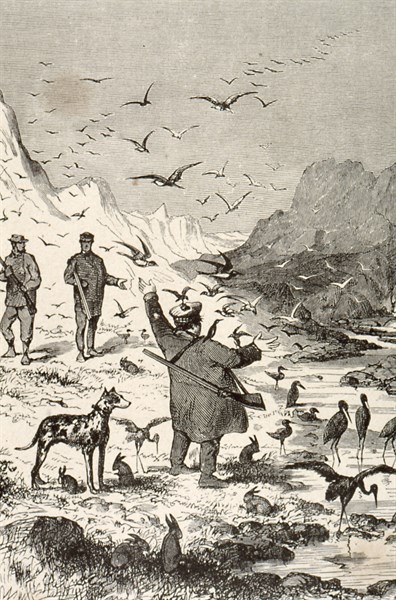 "Voyages et aventures du Capitaine Hatteras : les anglais au Pôle Nord, le désert de glace"