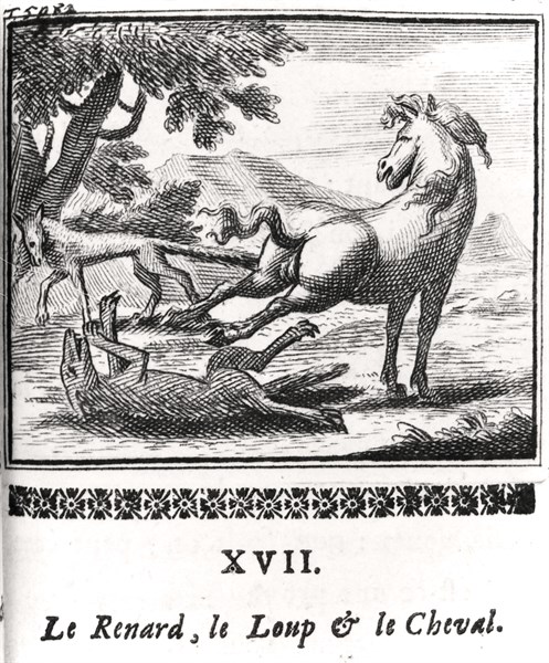 Le Renard, le Loup et le Cheval