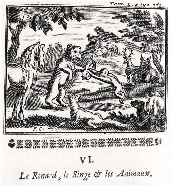 Le Renard, le Singe et les Animaux