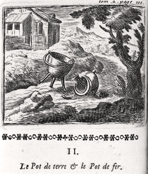 The Iron pot and the Clay pot