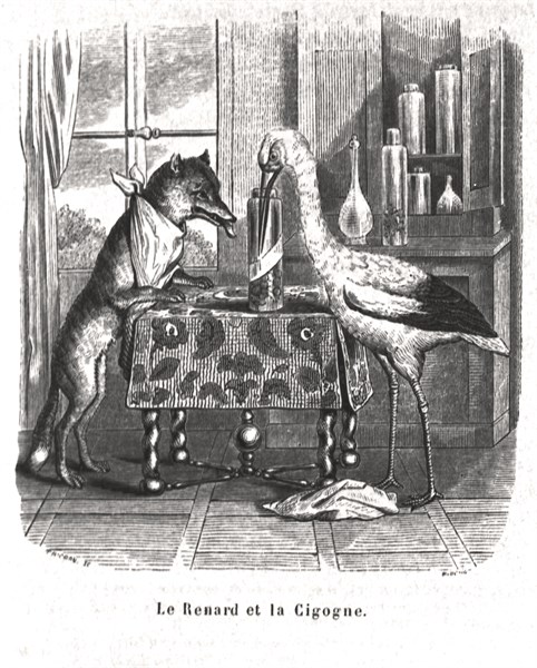 Le Renard et la Cigogne