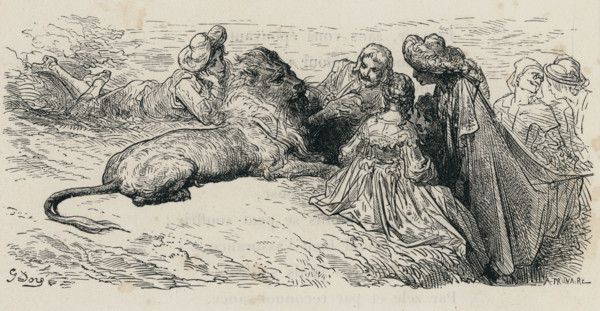 Fable "Le Lion amoureux"
