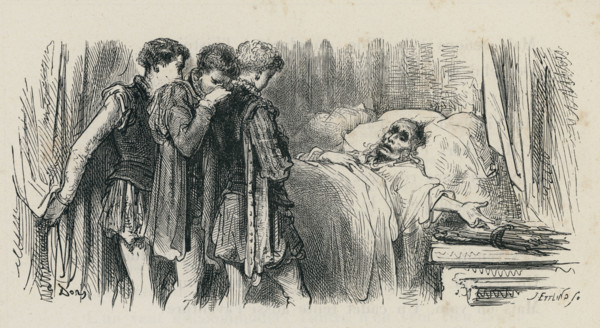 Fable "Le Vieillard et ses enfants"