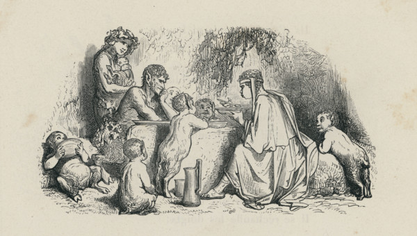 Fable "Le Satyre et le passant"