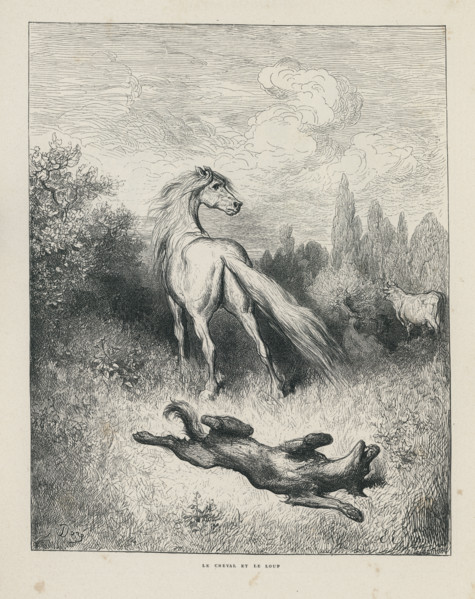 Fable "Le Cheval et le Loup"