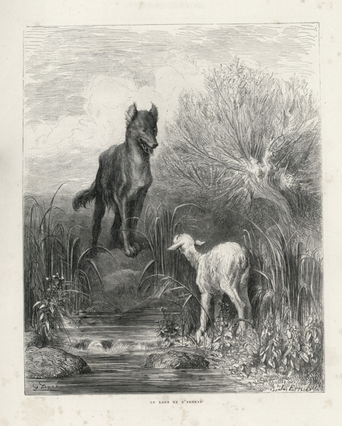 Fable "Le Loup et l'Agneau"