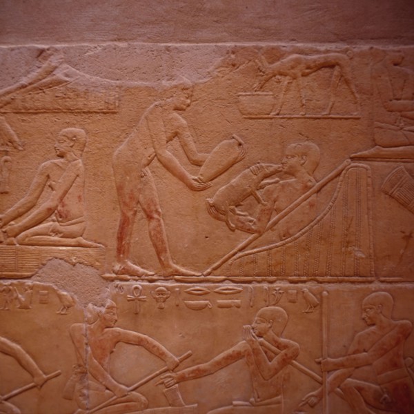 Sakkara
Mastaba of Kagemni, figures with a small pig