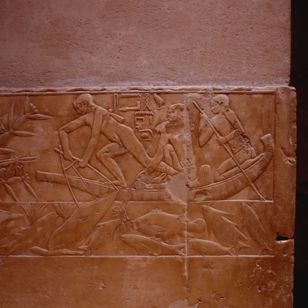 Sakkara, Mastaba of Kagemni, fishing scene for the eternal resting place