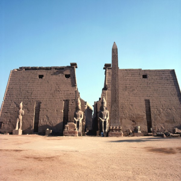 Luxor, Entrance pylon of the temple