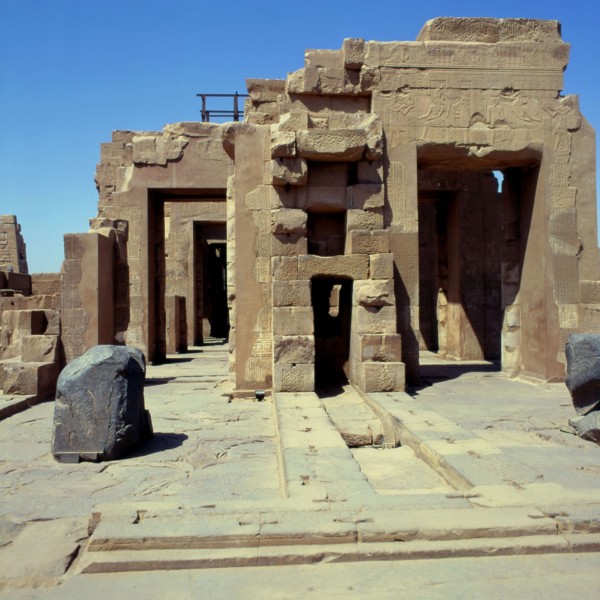 Kom Ombo, View of the rear of the temple