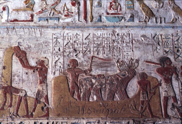 El Kab, Tombe de Pahéri, Scènes de travaux agricoles