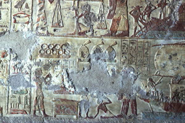 El Kab, Tomb of Paheri, Inventory of ingots