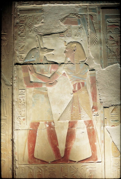 Abydos, Le Pharaon fraternise avec Anubis
