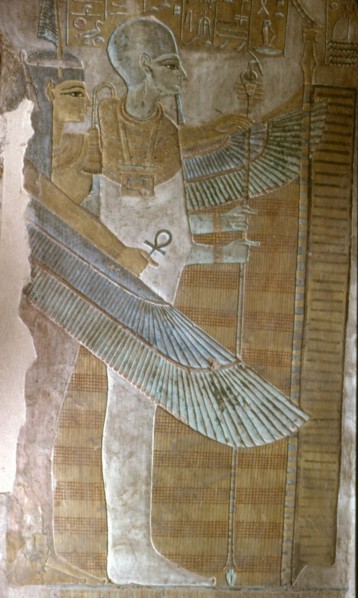 Tombe de Sethnakht et de Taousert, Le dieu Ptah et la déesse Maât