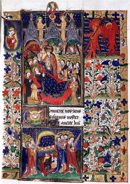 Manuscript of the Hours of Rohan-Montauban: The Dormition of the Virgin
