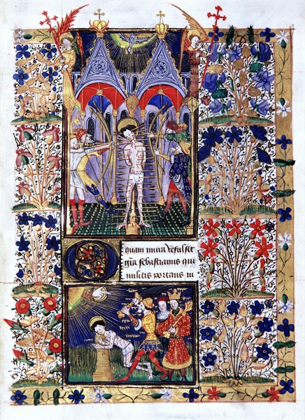 Manuscript of the Hours of Rohan-Montauban : The Flagellation of Christ