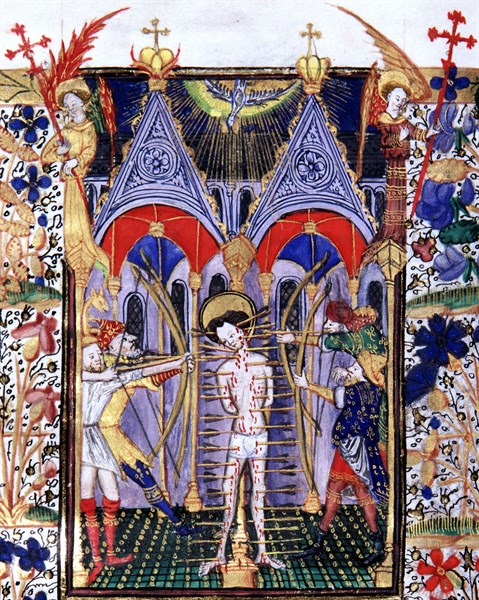 Manuscript of the Hours of Rohan-Montauban : The Flagellation of Christ