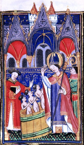 Manuscript of the Rohan-Montauban Hours: the life of Saint Nicholas