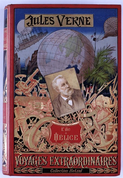 Jules Verne, 'The Floating Island', cover
