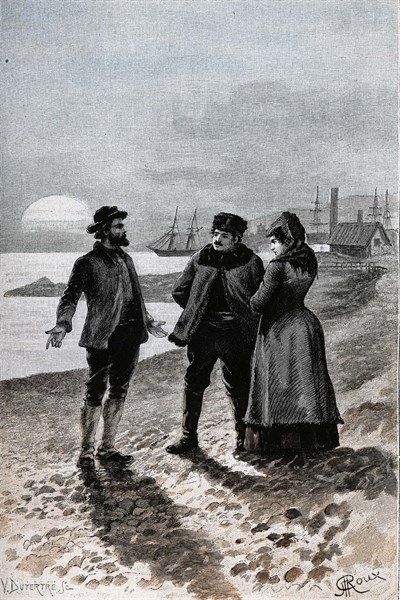 Jules Verne, "César Cascabel", illustration