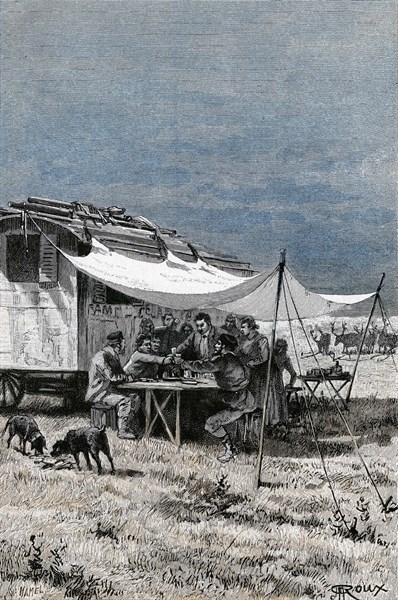 Jules Verne, 'César Cascabel', illustration