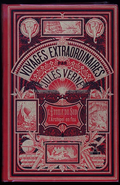 Jules Verne, "L'Etoile du Sud. L'Archipel en feu", couverture