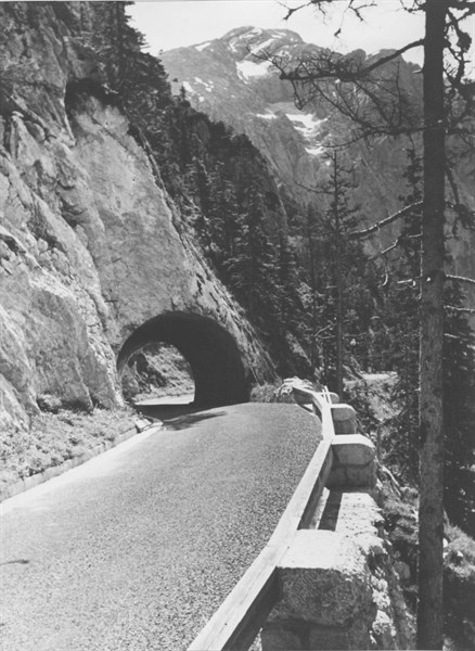 Eagle's Nest, Adolf Hitler's retreat at Berchtesgaden: access road.