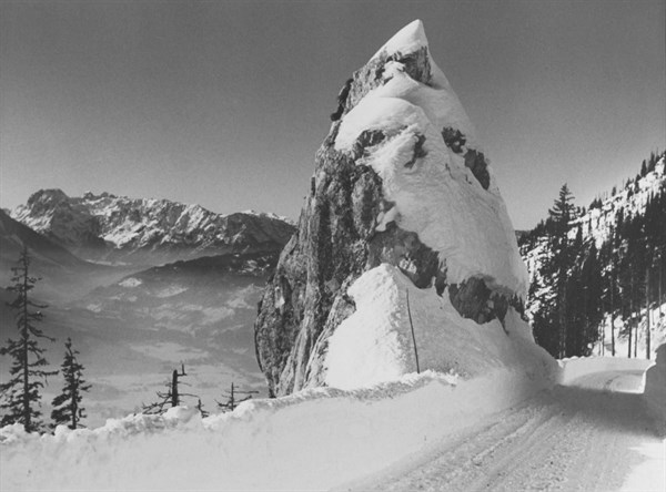 Route d'accès au Le Nid d'Aigle (Berghof), résidence d'Adolf Hitler à Berchtesgaden