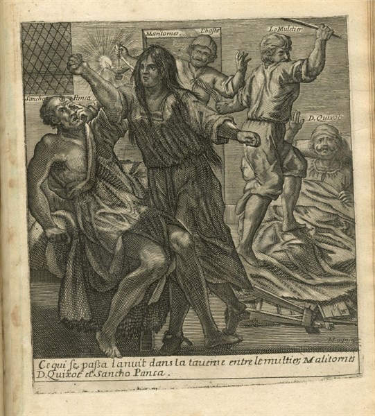 Les Aventures de Don Quichotte et Sancho Pansa. Illustration