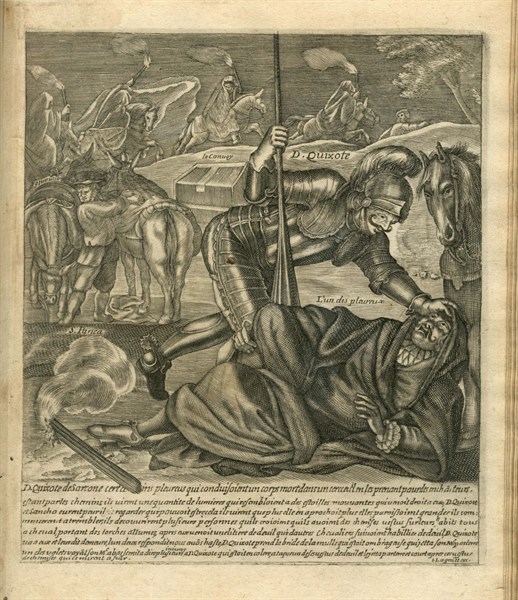 Les Aventures de Don Quichotte et Sancho Pansa. Illustration