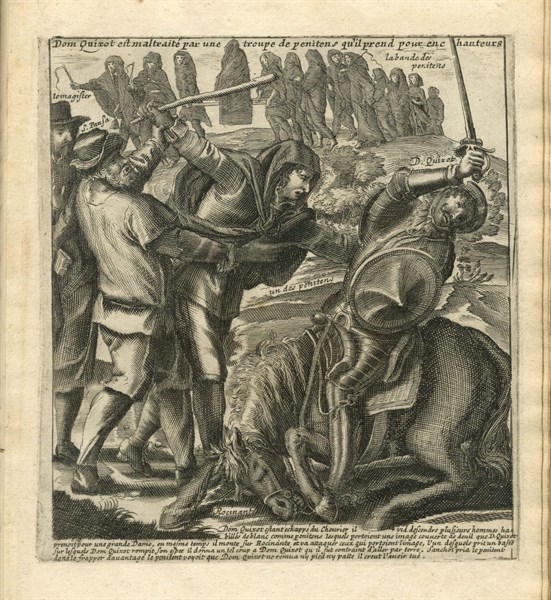 Les Aventures de Don Quichotte et Sancho Pansa. Illustration