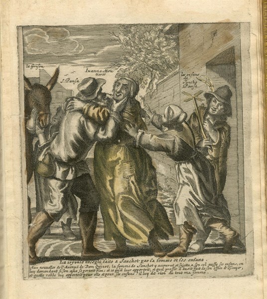 Les Aventures de Don Quichotte et Sancho Pansa. Illustration