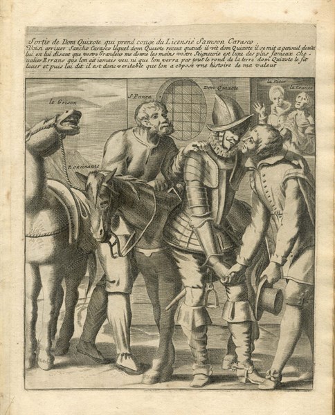 Les Aventures de Don Quichotte et Sancho Pansa. Illustration