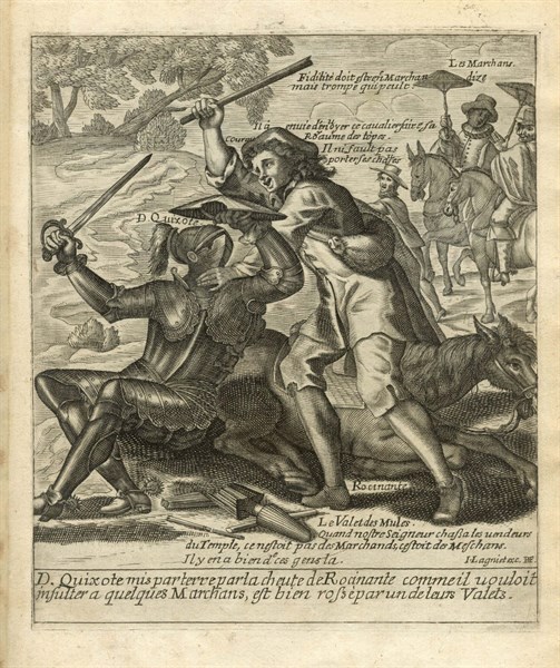 Les Aventures de Don Quichotte et Sancho Pansa. Illustration