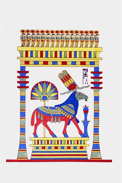 Aries, living emblem of Amon Ra