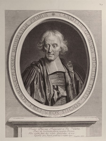 Charles Gobinet, Edelinck, (after) de Largillière