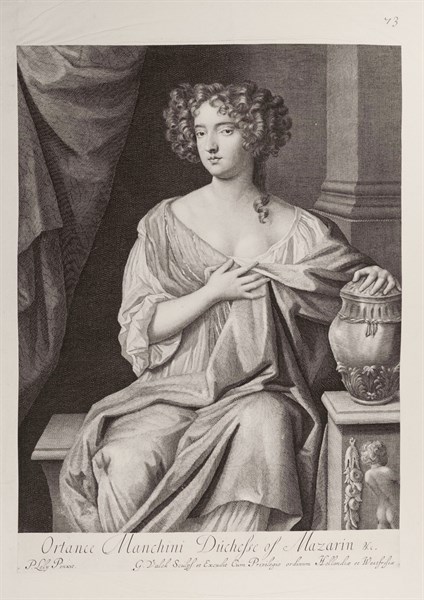Edelinck, Lely (after) Lely, Hortense Mancini