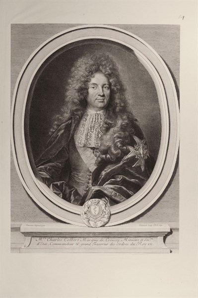 Edelinck, (after) Rigaud, Charles Colbert de Croissy