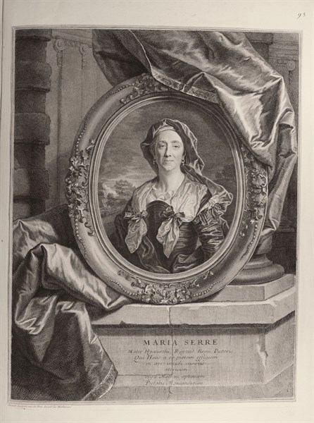 Drevet, (d'après) Rigaud, Maria Serre